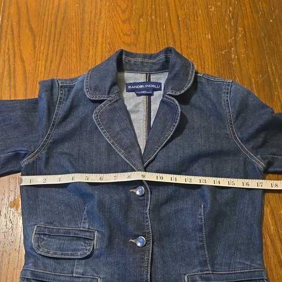 Bandolinoblu  Women's Jean Jacket Size  Small - Picture 6 of 9